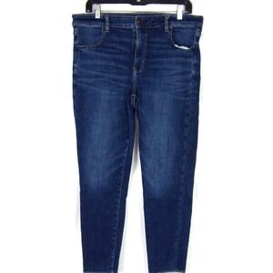 American Eagle High Rise Jegging Crop Stretch Denim Jeans Women's 16